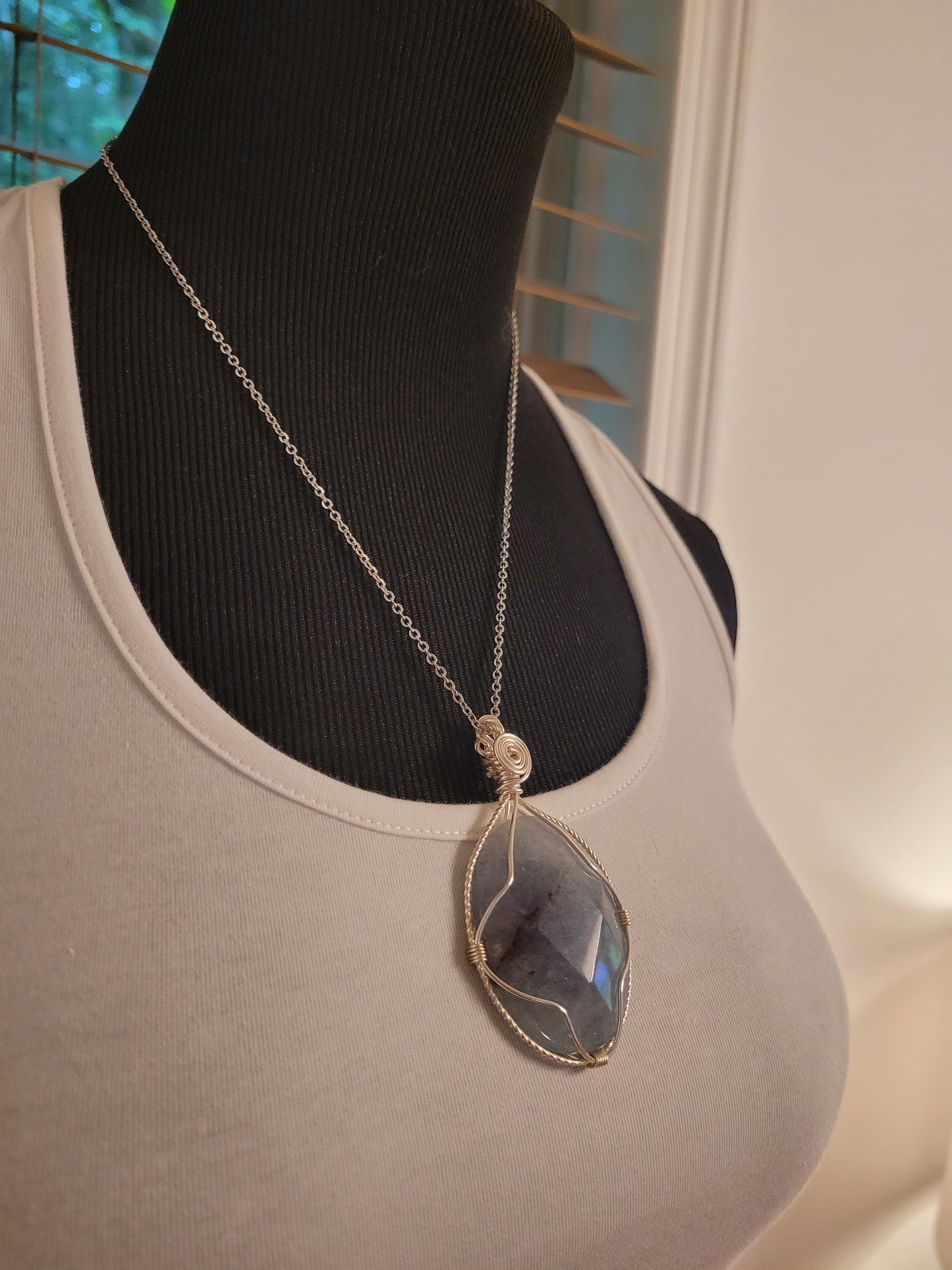Blue Quatrz Pendant