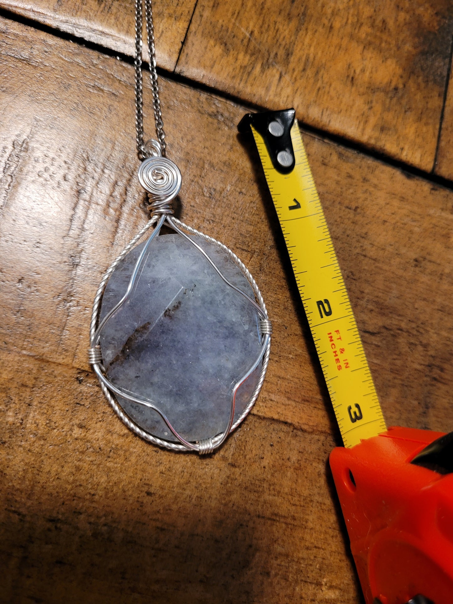 Blue Quatrz Pendant