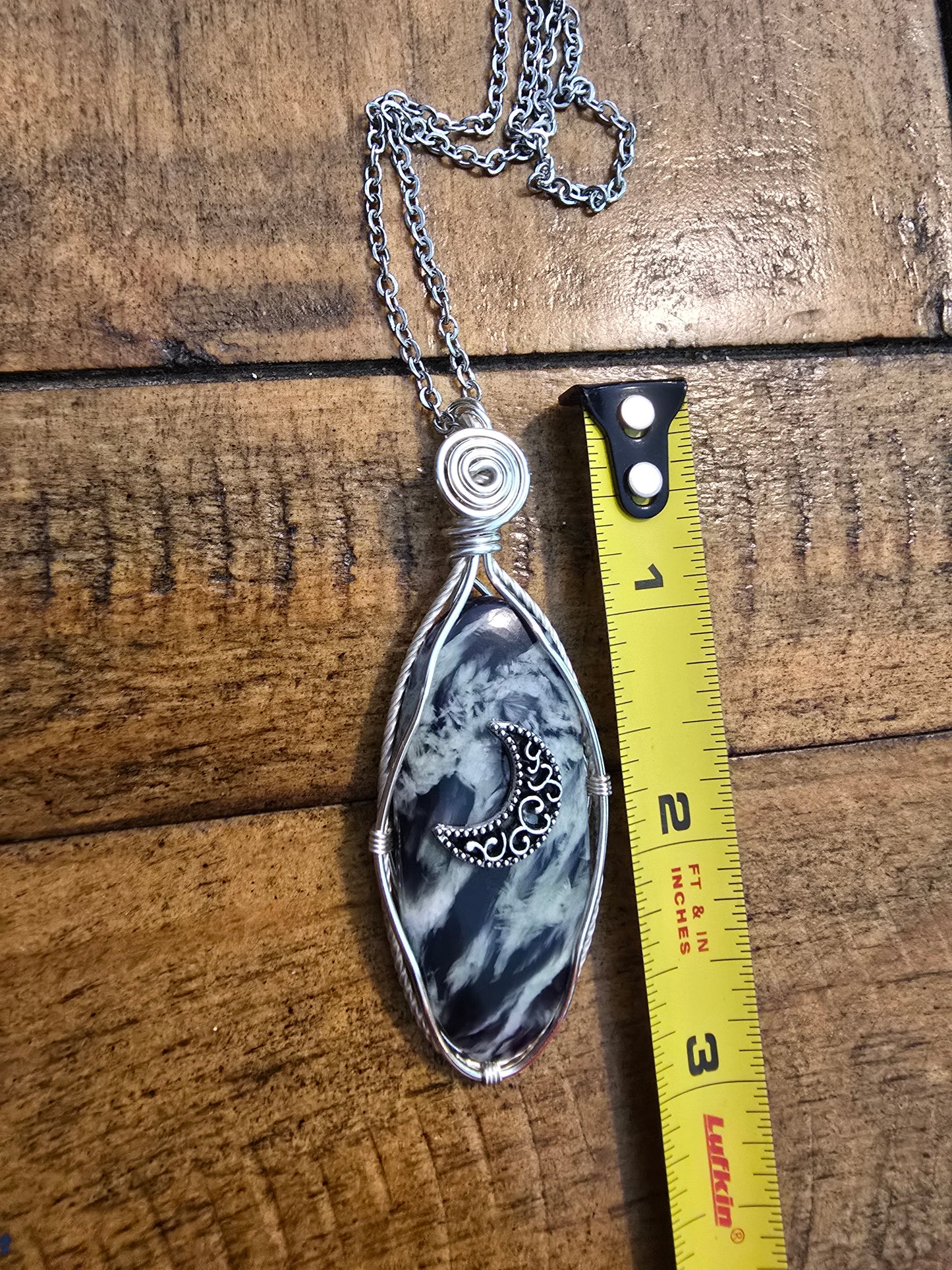 Kammererite Moon Necklace