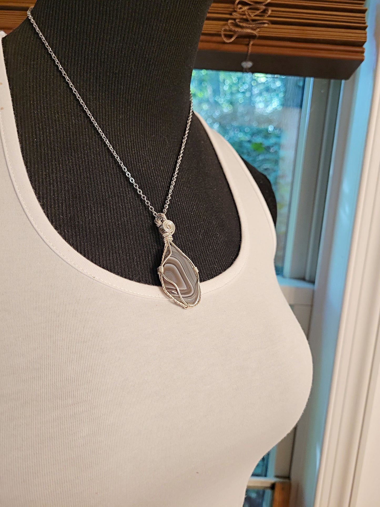 Botswana Agate Pendant