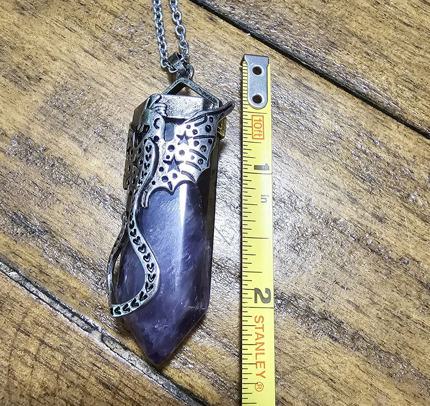 Amethyst Dragon Pendant