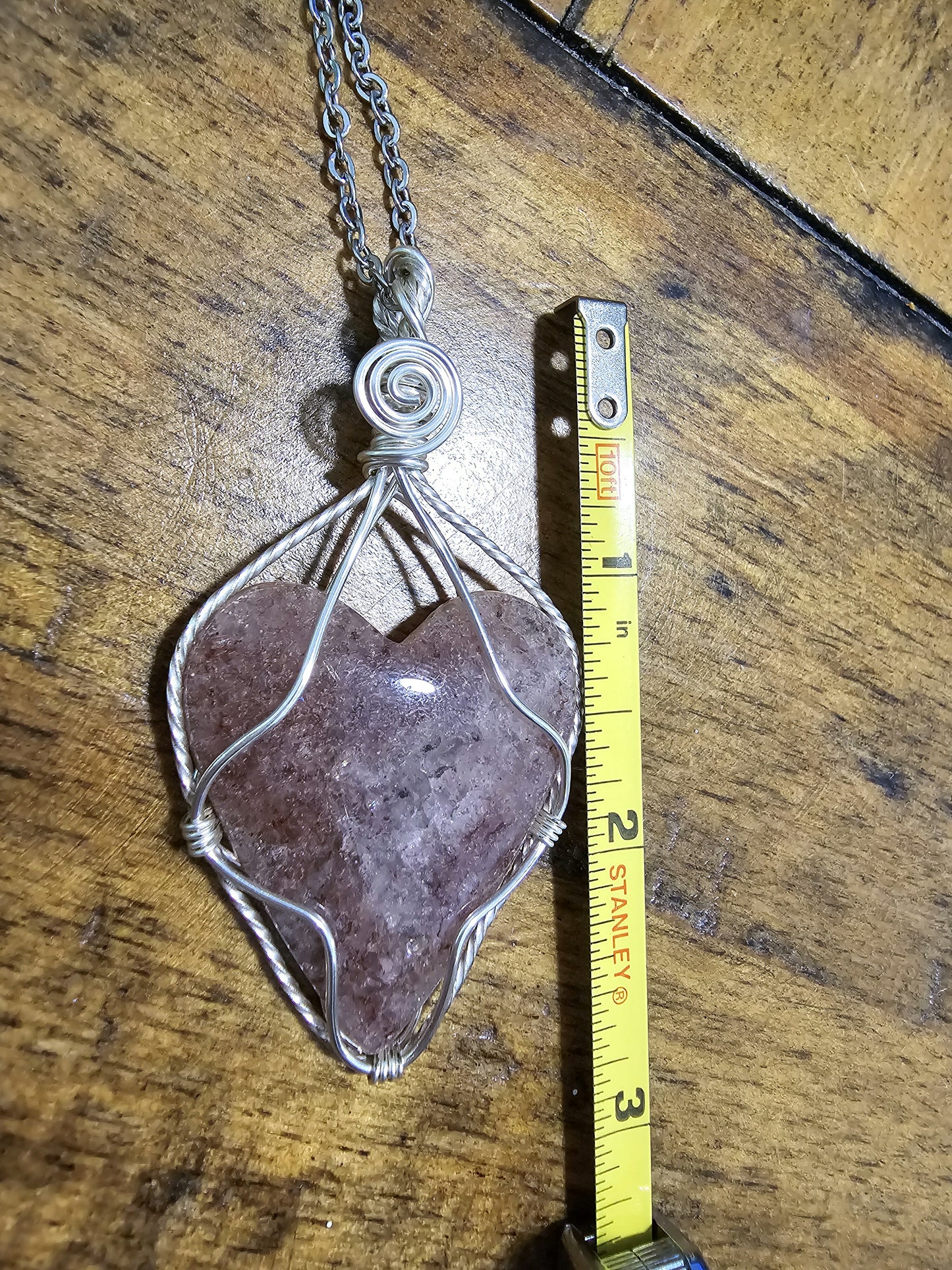 Strawberry Quartz Pendant