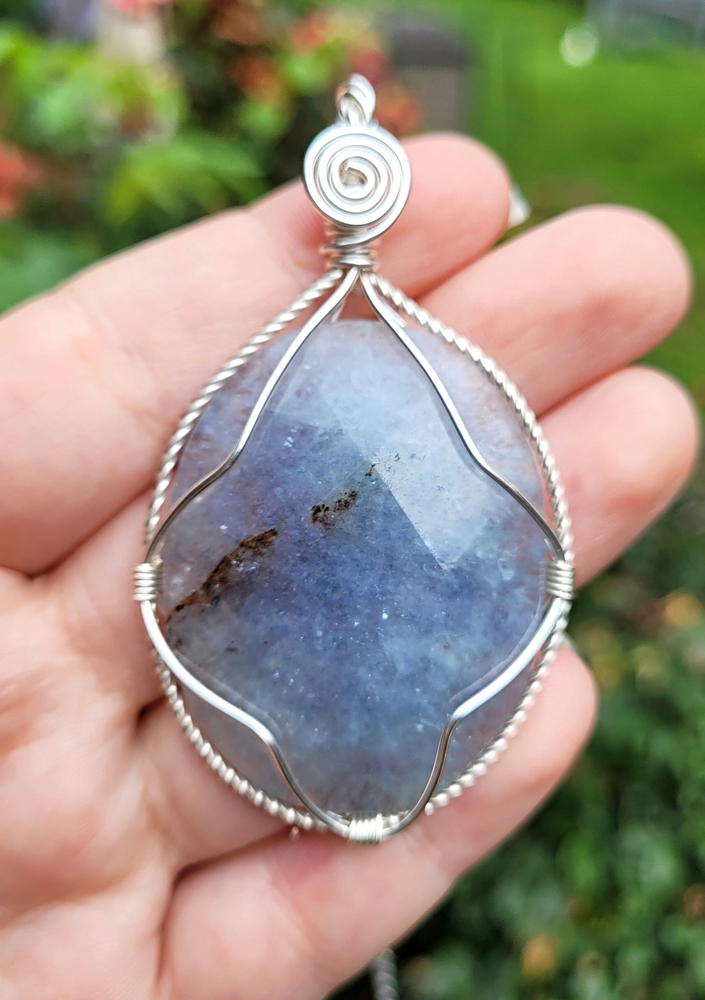 Blue Quatrz Pendant