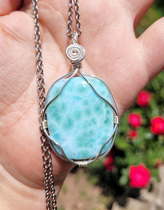 Larimar Pendant
