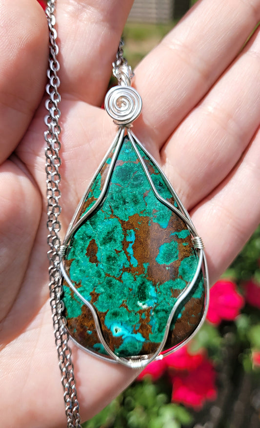 Chrysocolla Pendant