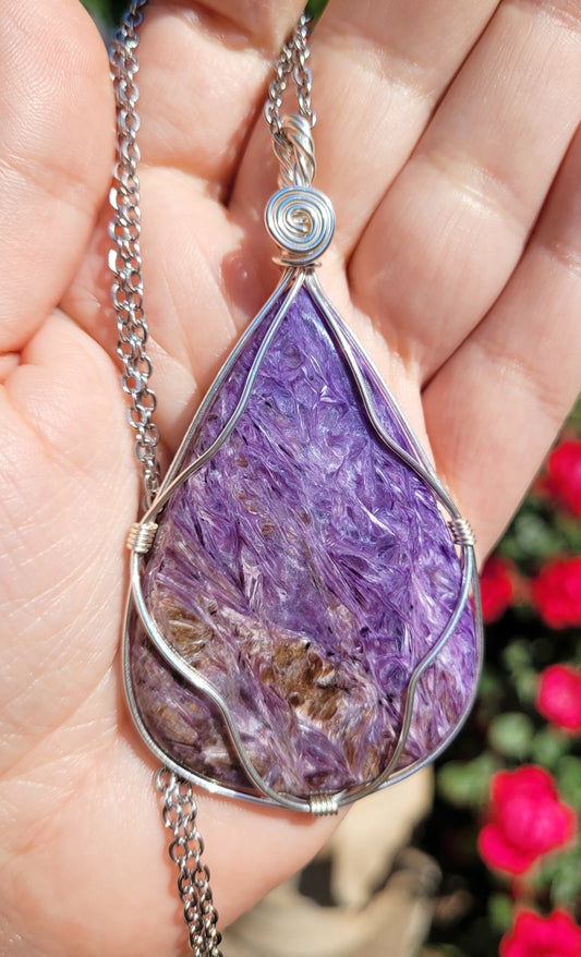 Russian Charoite Pendant
