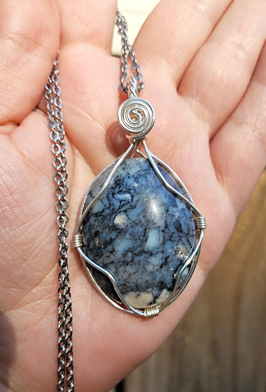 Moss Agate Pendant