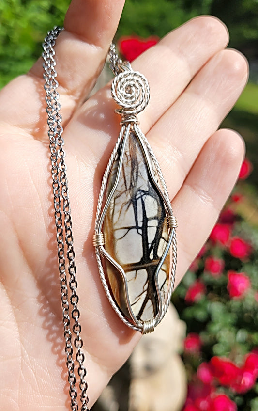 Picasso Jasper Pendant