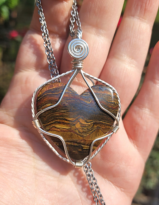Tiger Iron Pendant