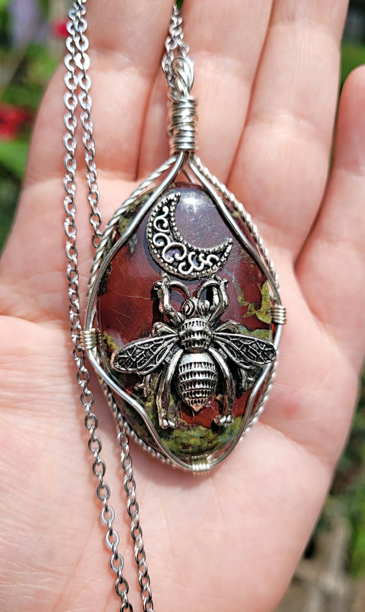 Dragons Blood Bee Pendant