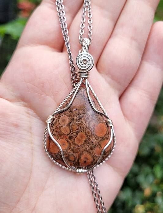 Poppy Jasper Pendant